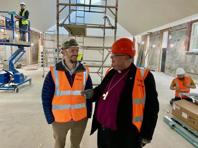 Bishop Paul Colton makes site visit to the Carraig Centre, Ballincollig