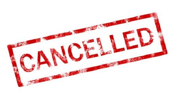 All services cancelled