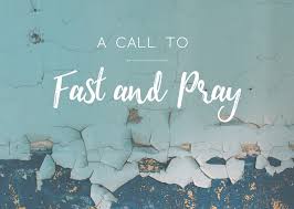 Prayer & Fasting Wednesday 18th March