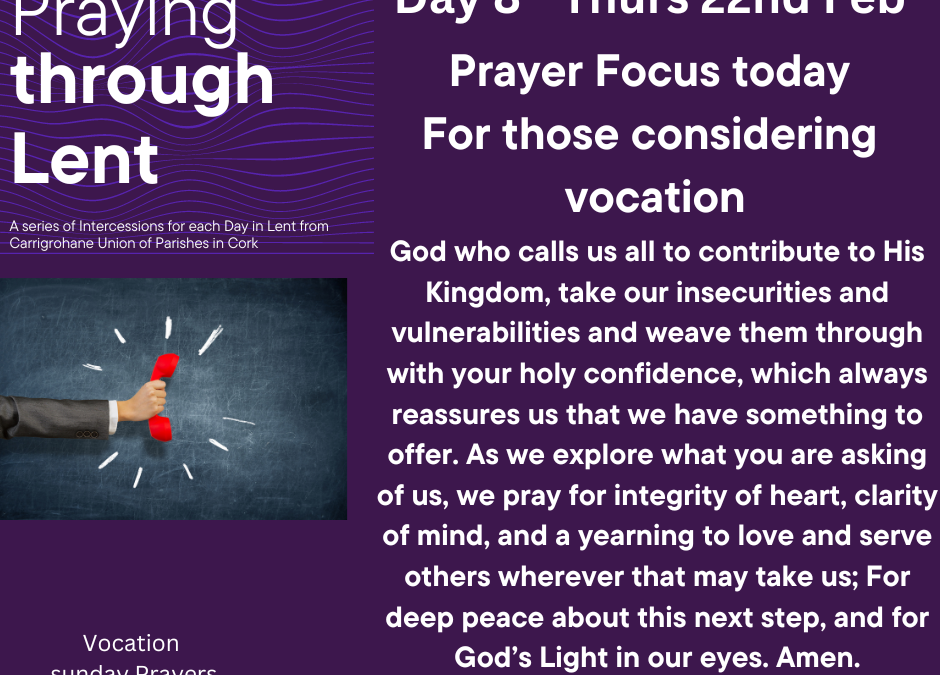 Day 8 – Prayer for those considering vocations