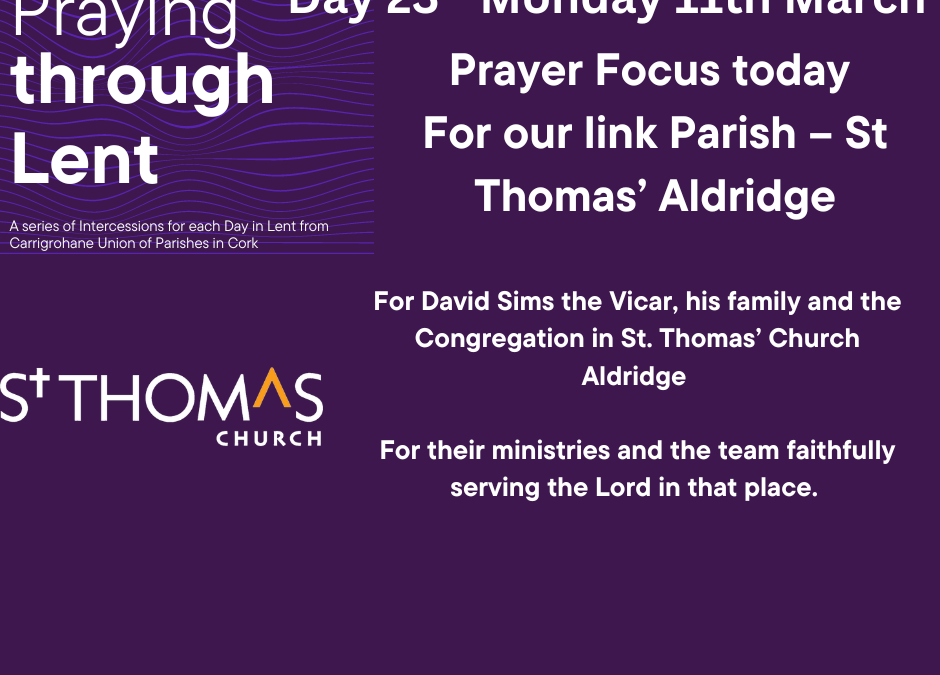 Day 23 – Prayer Point