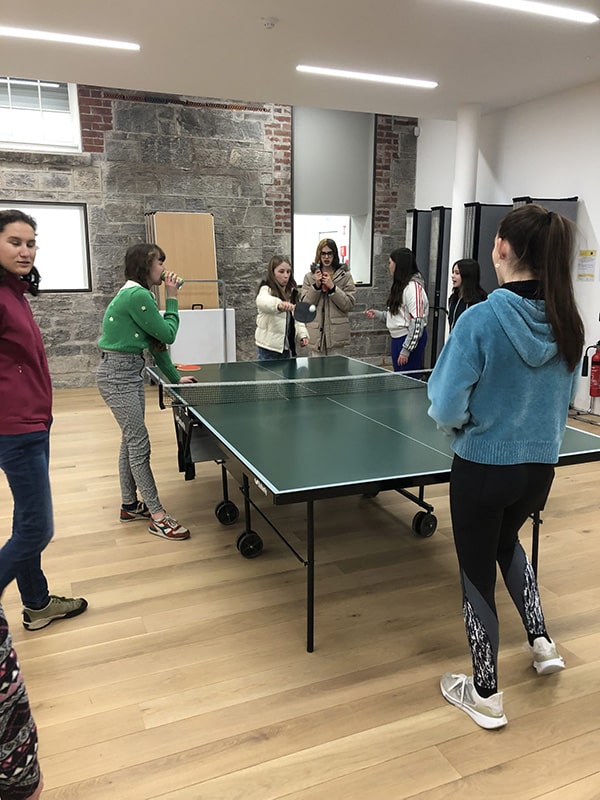 Youth Ministry activities tabletennis